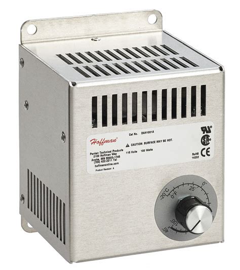 electric heaters for enclosures|electrical enclosure heater with thermostat.